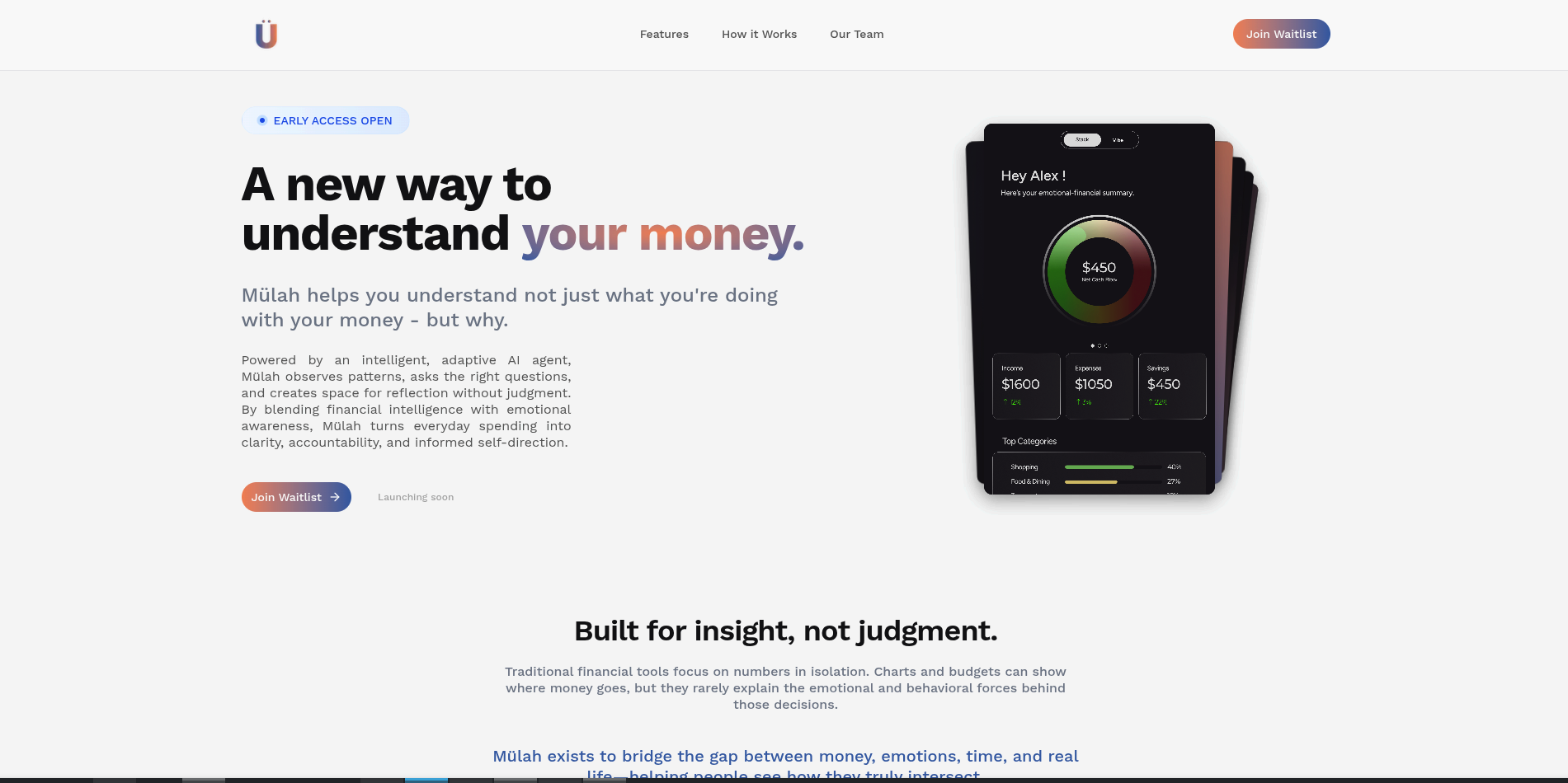 AI Expense Assistant (Mulah) project screenshot